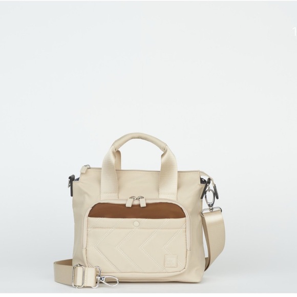 IHKWIP Mini Tote Encore Edition w/ Colorblock &amp; CB Strap ~ Sand/Mocha